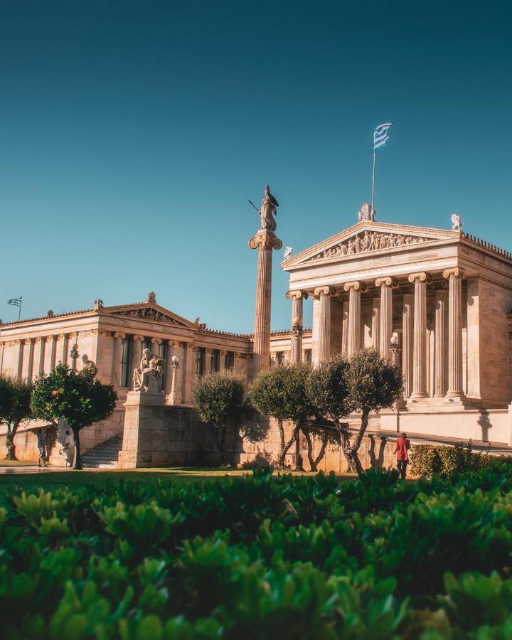 Athens Downtown Boho Apartment 1 Min From Metro Luaran gambar
