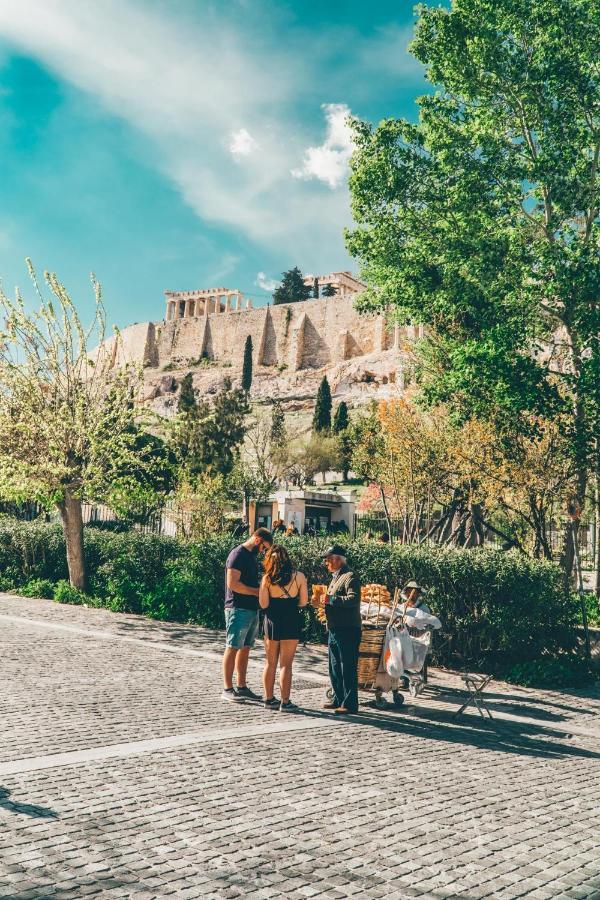 Athens Downtown Boho Apartment 1 Min From Metro Luaran gambar