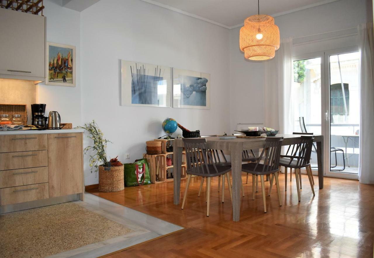 Athens Downtown Boho Apartment 1 Min From Metro Luaran gambar